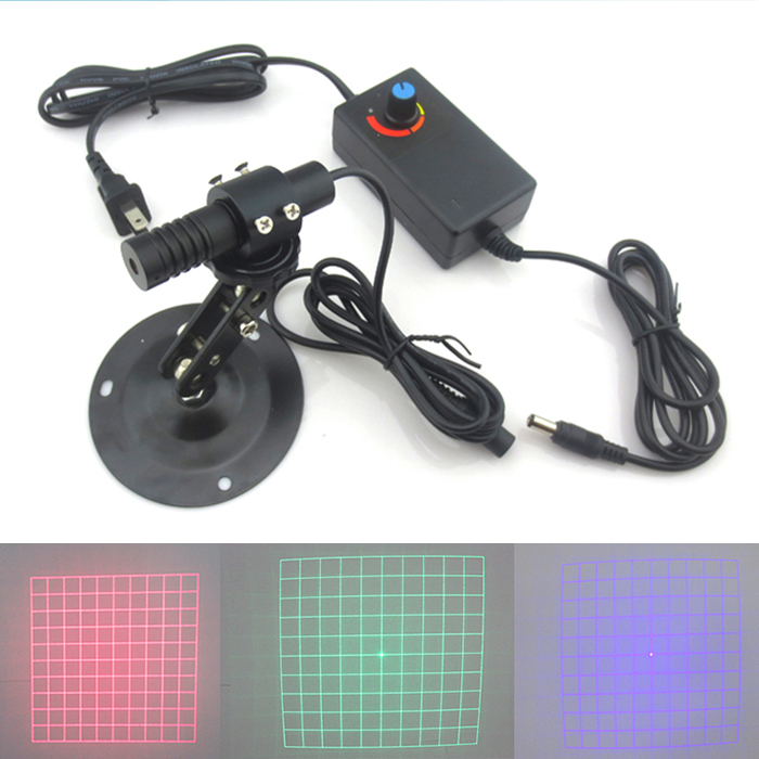 42° 10*10 100 Grids Laser Module Red/Green/Blue Focus Adjustable